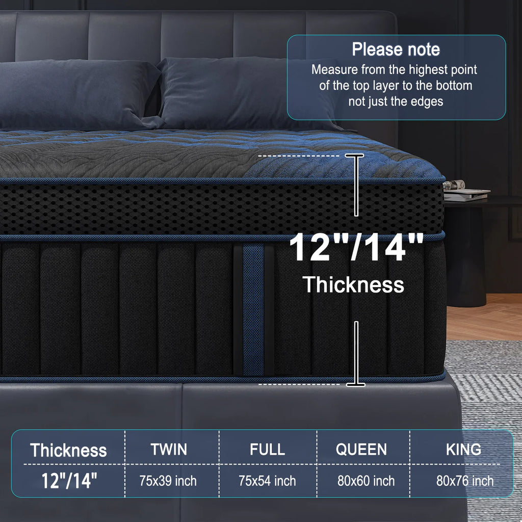Hybrid Memory Foam Mattress