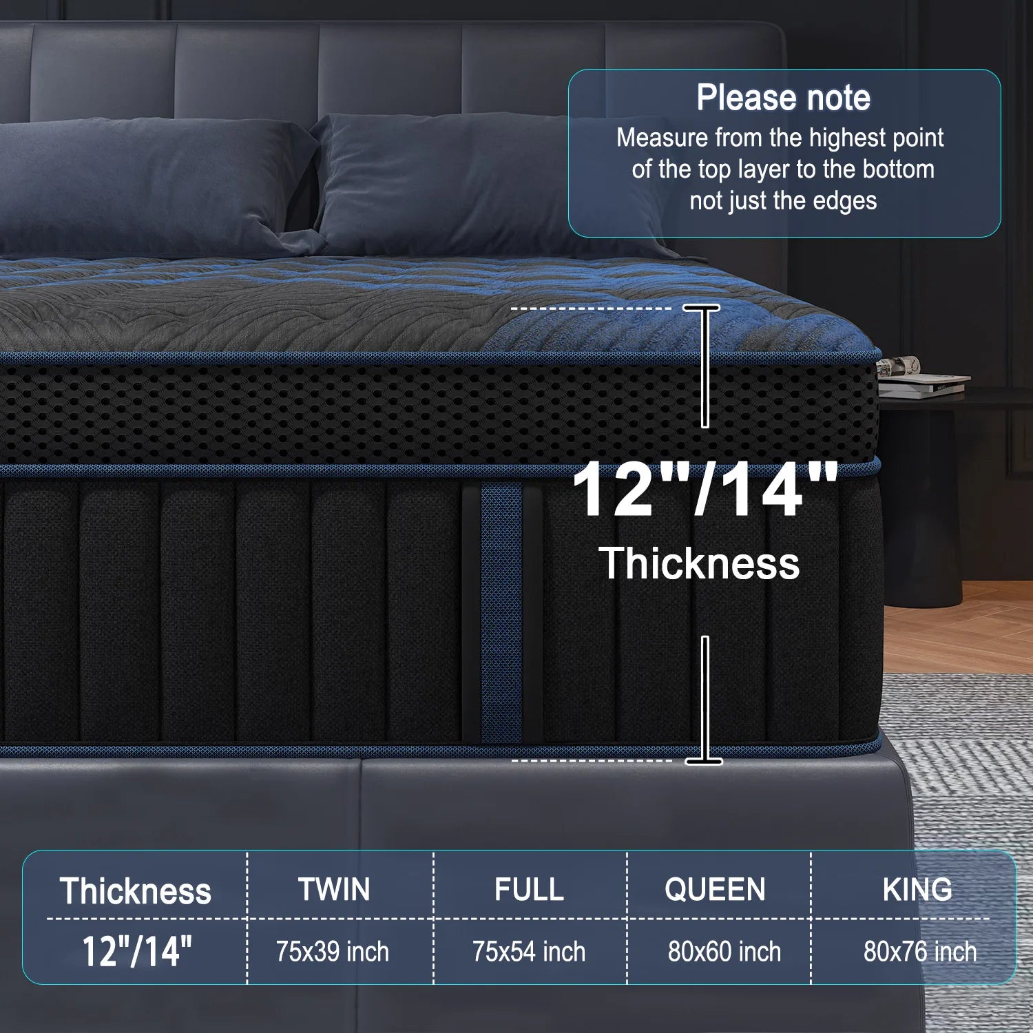 Hybrid Memory Foam Mattress