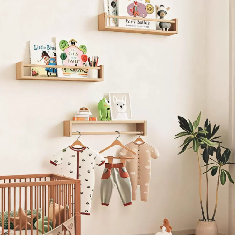 Floating Wall-Mount Bookshelf