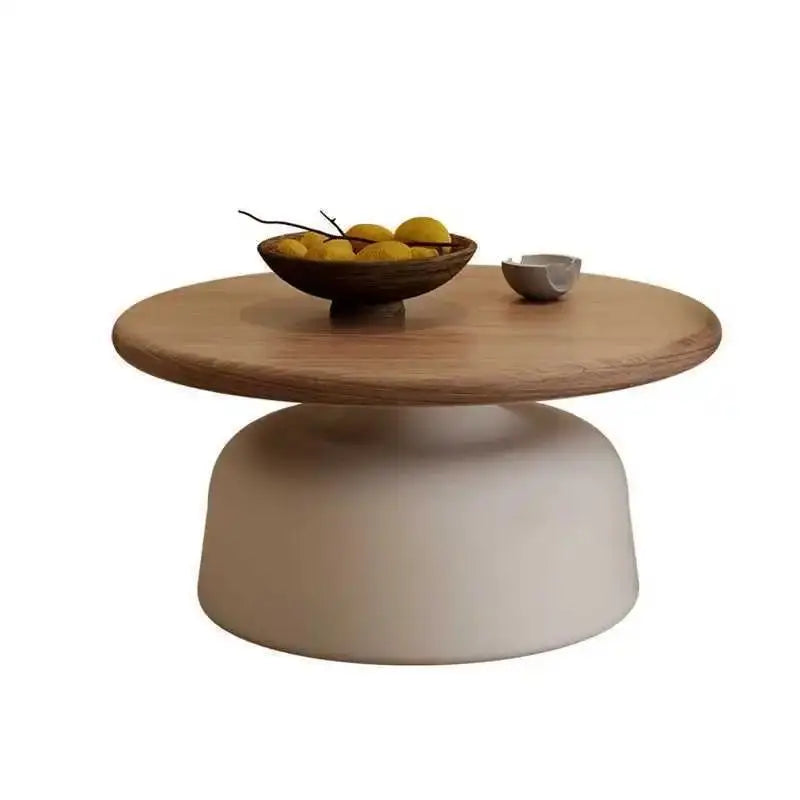 Round Wood Coffee Table