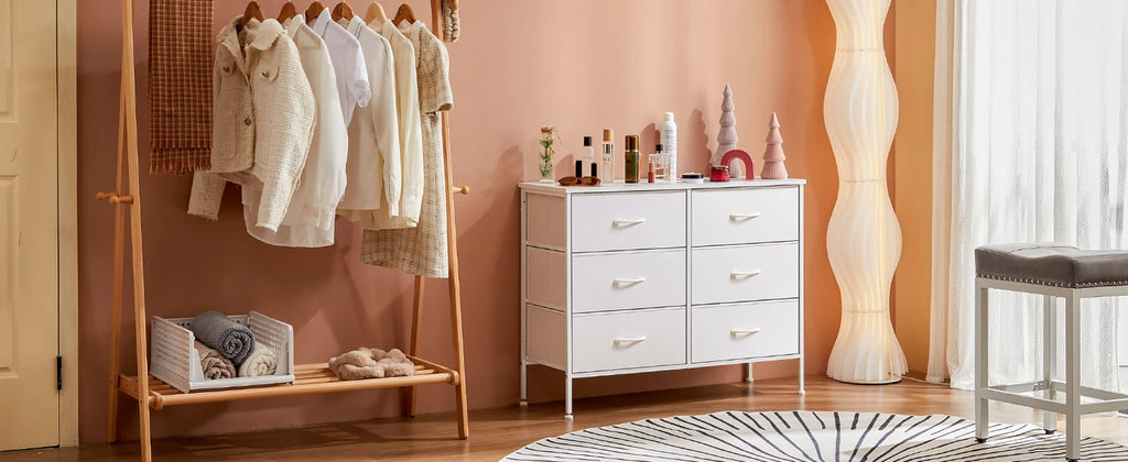 Fabric Drawer Nightstand