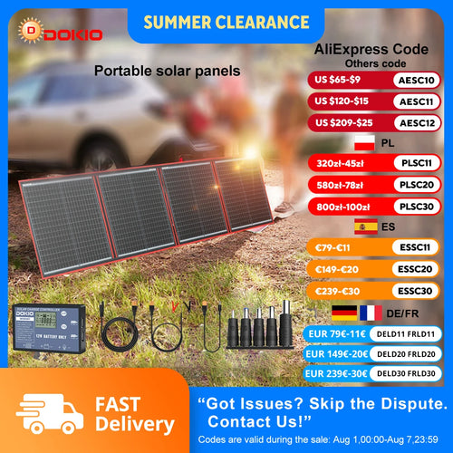 200W Flexible Solar Panel Kit