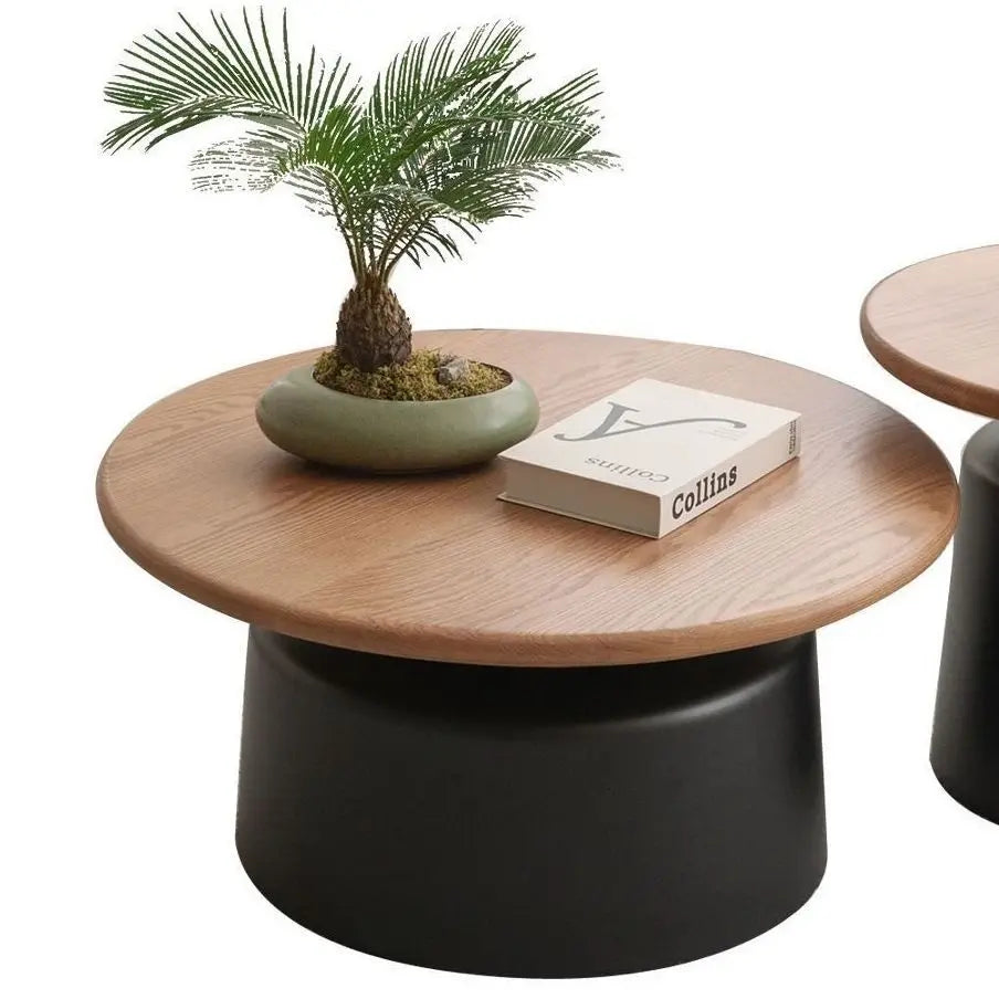 Round Wood Coffee Table