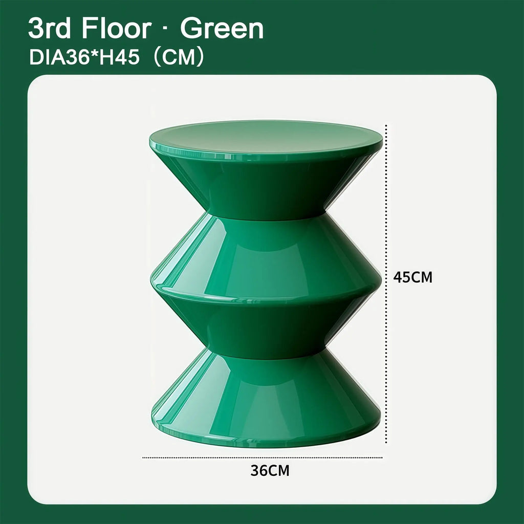 Hourglass Stool & Side Table