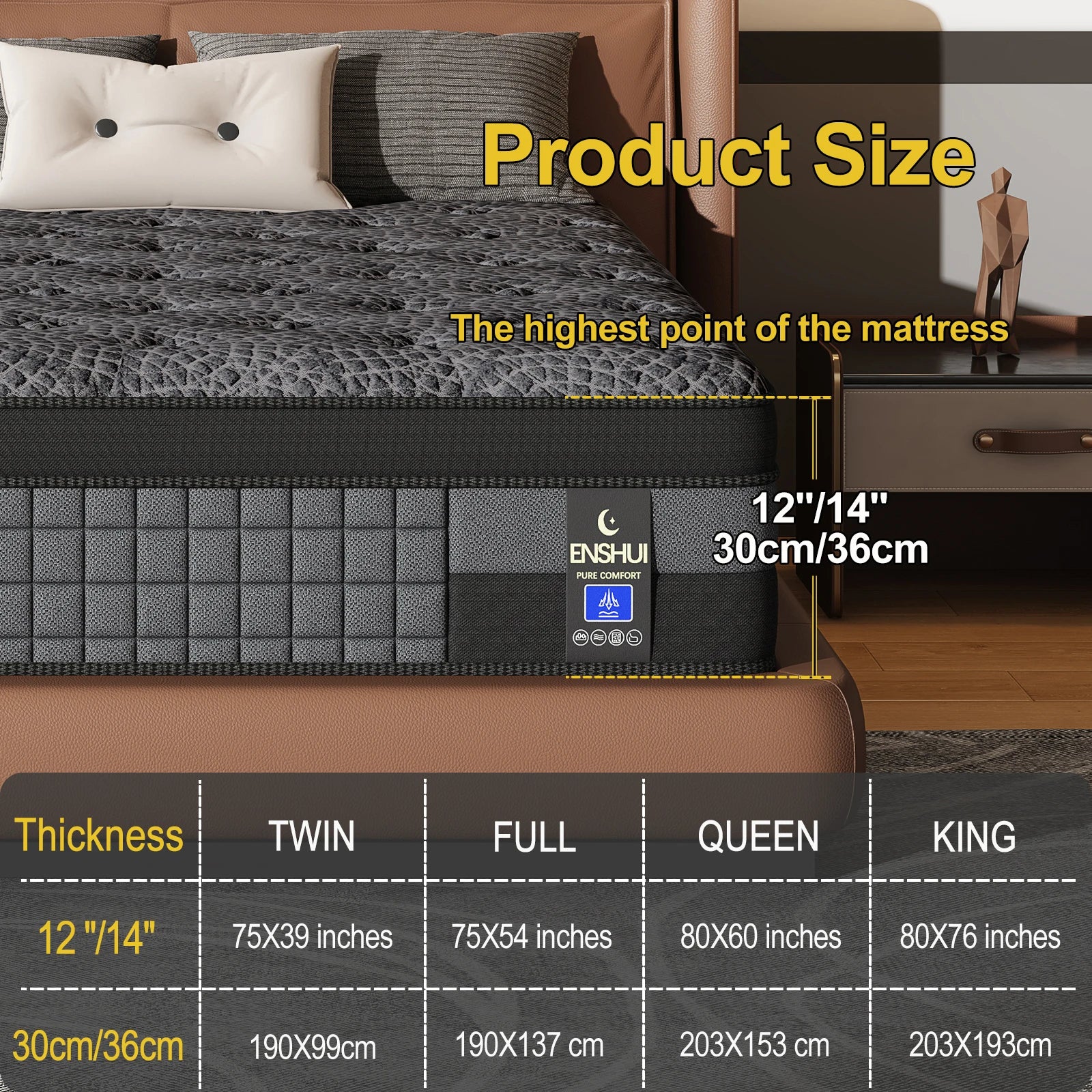 Hybrid Memory Foam Mattress