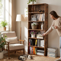 IRONCK Industrial Bookshelves and Bookcases Floor Standing 6 Shelf Display Storage