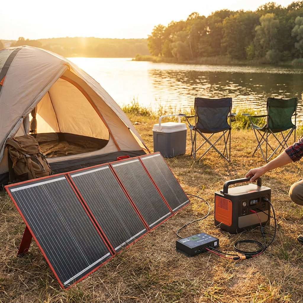 DOKIO 18V 200W Flexible Solar Panels Waterproof Monocrystalline Solar Panel Camping RV